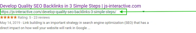 seo friendly url structure