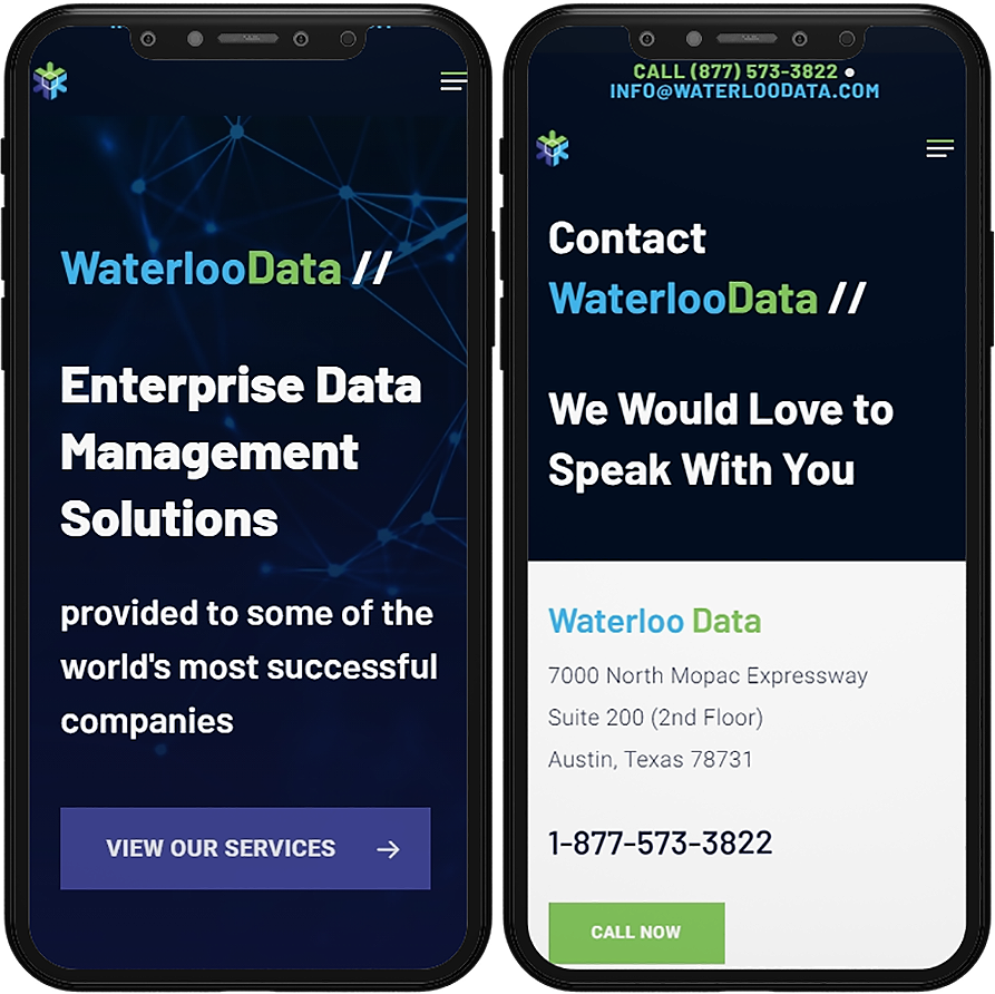 waterloo data responsive design